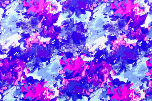 Abstract Print (Fuchsia/Blue/Multi)