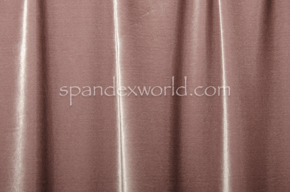 4 Way Stretch Solid Velvet (Blush)