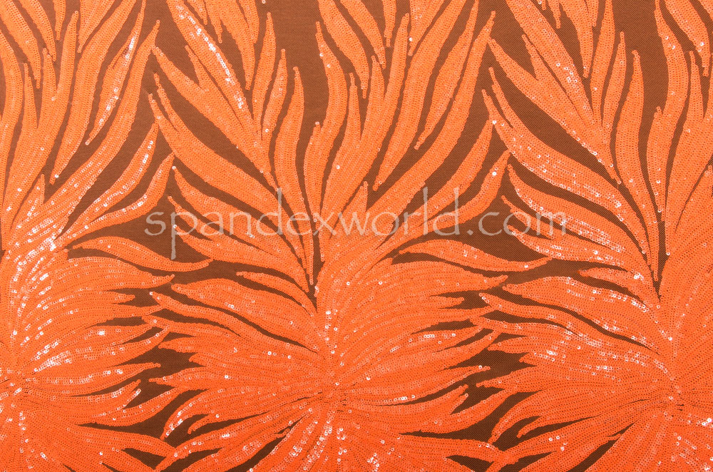 Stretch Sequins (Light Orange/Light Orange)
