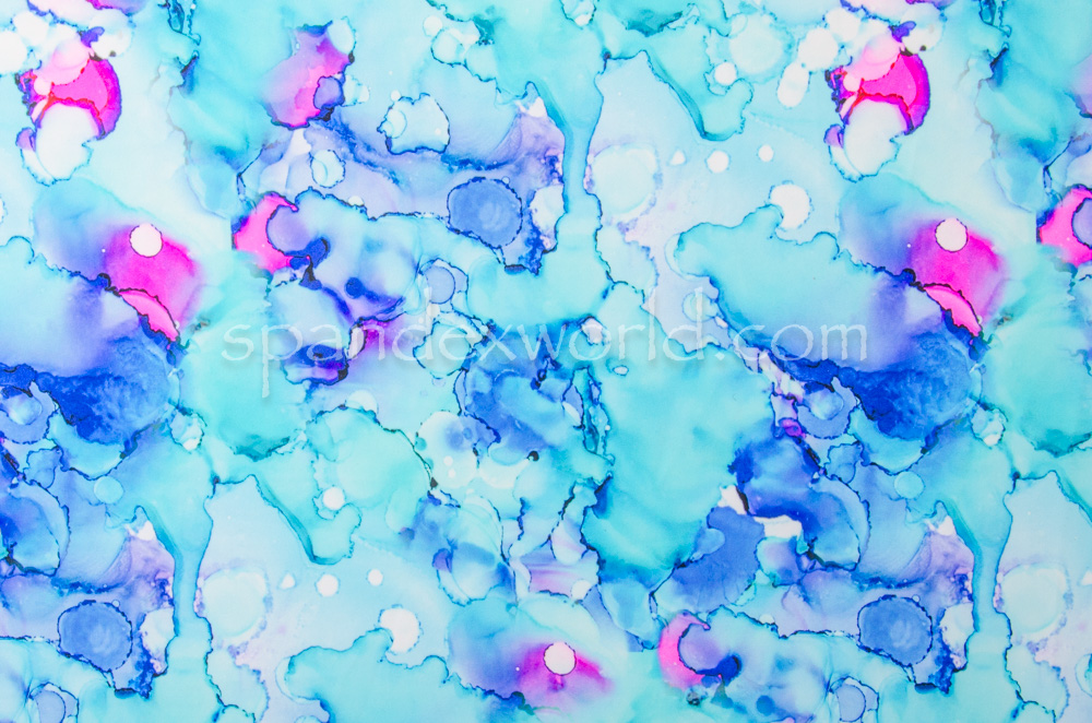 Abstract prints  (Baby Blue/Fuchsia/Multi)