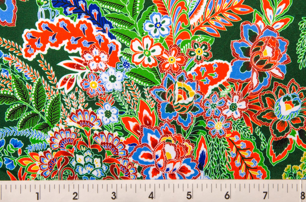 Floral Print (Green/Orange/Multi)