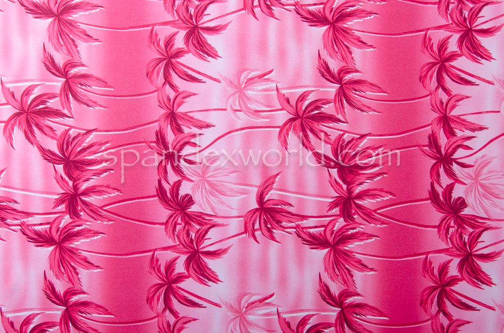 Printed Spandex (Pink)
