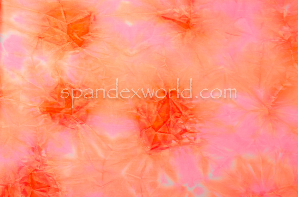 Tie dye spandex (Coral/Pink/Multi)