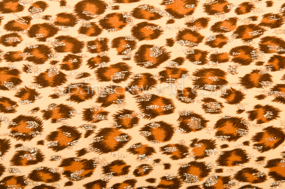 Animal Print Stretch velvet (Leopard print)