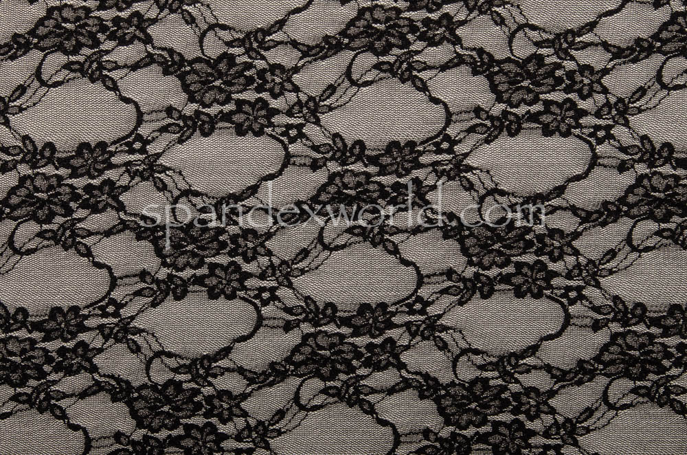 Stretch Lace (Black/Ivory)