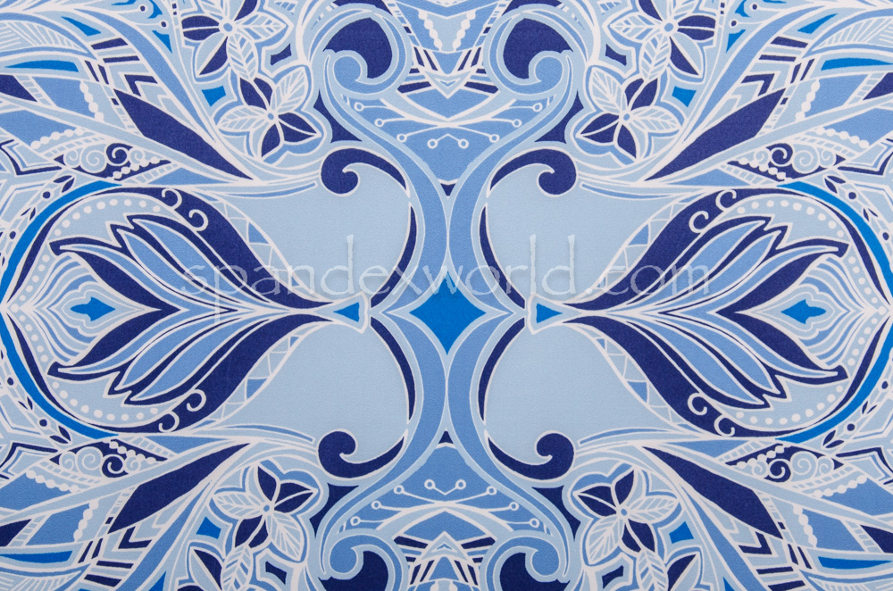 Paisley Print (White/Blue/Multi)