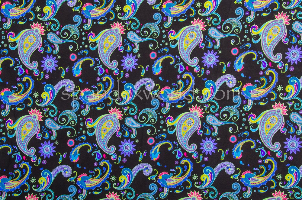テンダーロイン PRINT SHT PAISLAY M Paisley Print - Printed Spandex