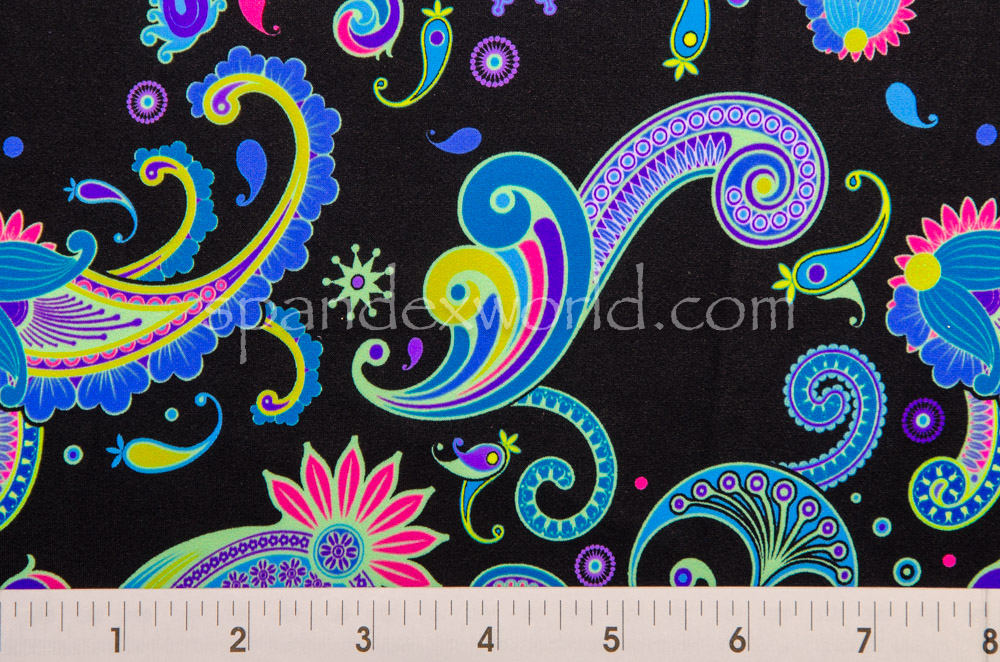 Paisley Print (Black/Blue/Multi)