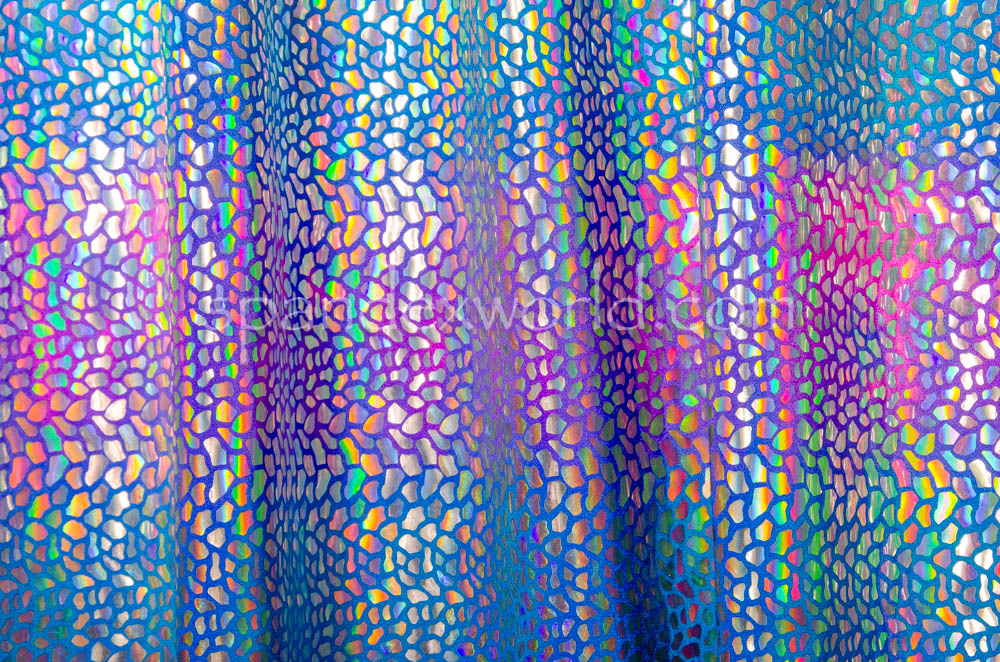 Pattern/Abstract  Hologram (Hot Pink/Blue)