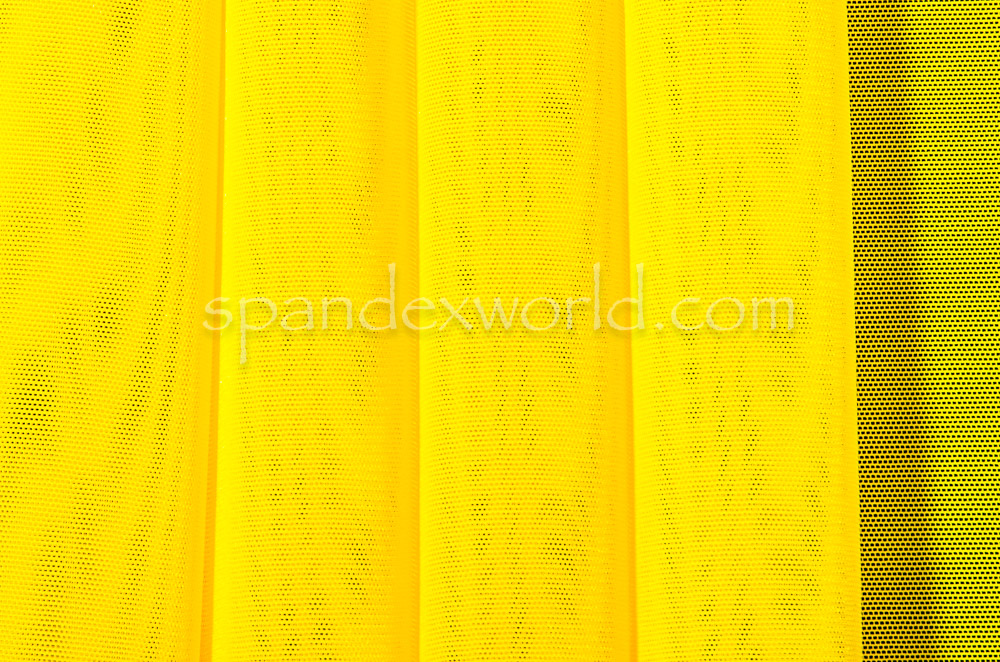 Stretch Solid Mesh-shiny (Yellow)