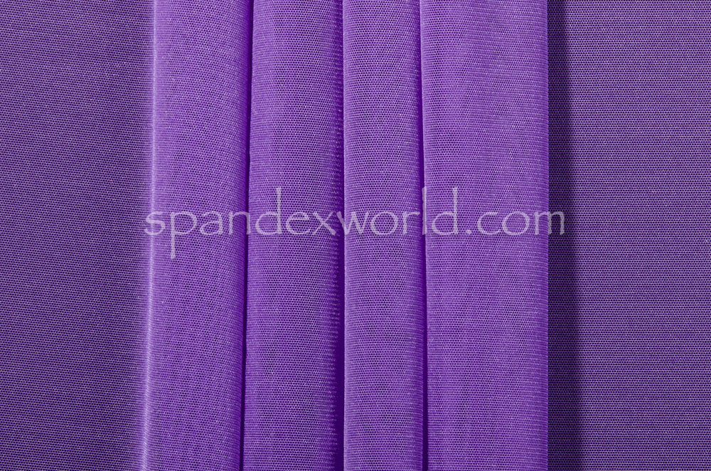 Stretch Solid Mesh-shiny (Purple)