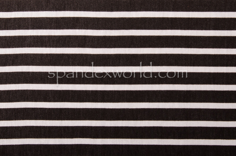 Printed Stripes (Black/White)