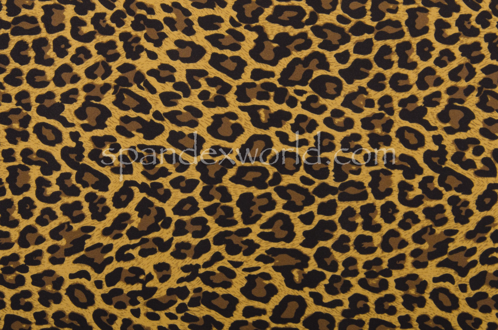 Animal Prints-Nylon spandex (Black/Beige/Brown)