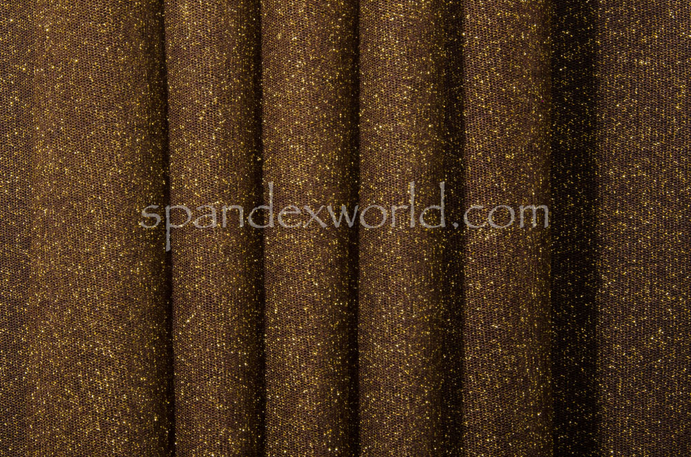 Novelty spandex (Brown/Gold)