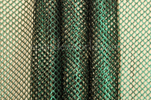 Metallic Fishnet (Black/Kelly Green)
