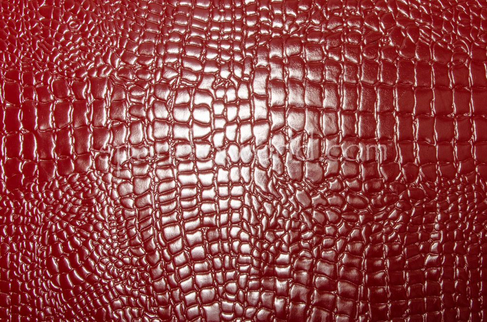 red crocodile skin