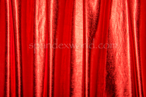 2 Way stretch Metallic foil -shiny (Red)