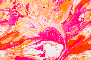 Tie dye Spandex (Pink/Mango/Multi)
