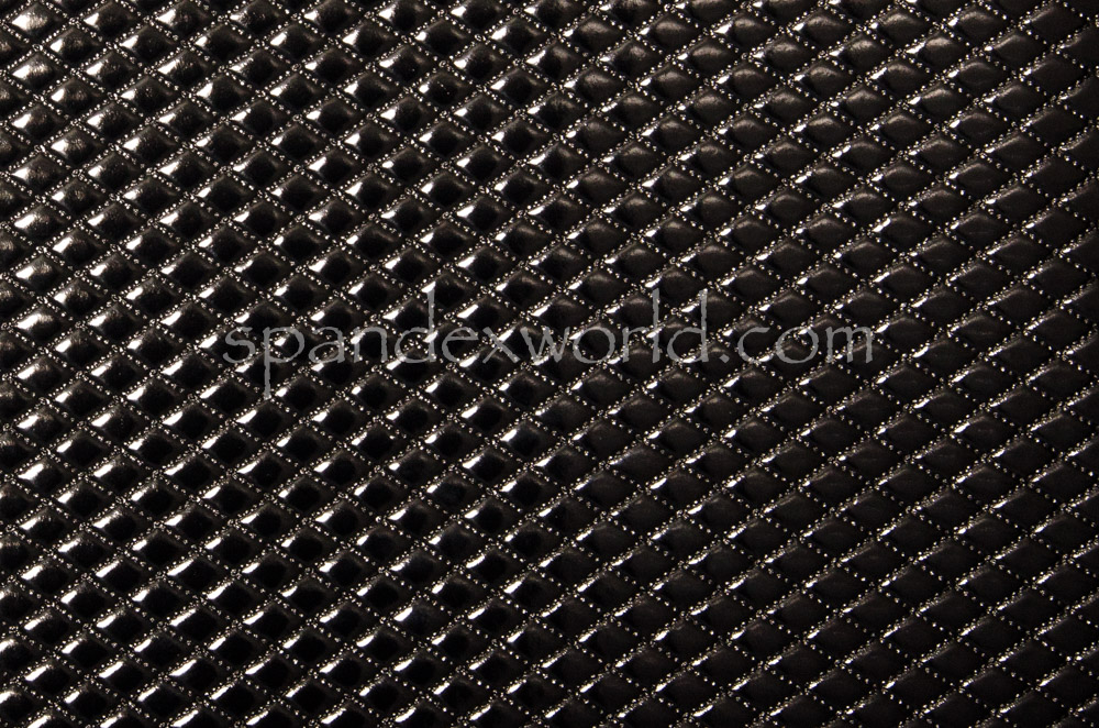 Pattern faux Leather (Black)