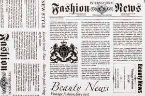 News Paper Print  (Black/White)