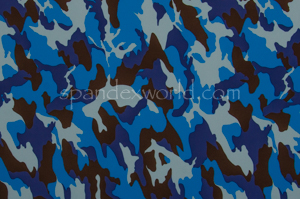 Printed Camouflage (Black/Blue/Multi)