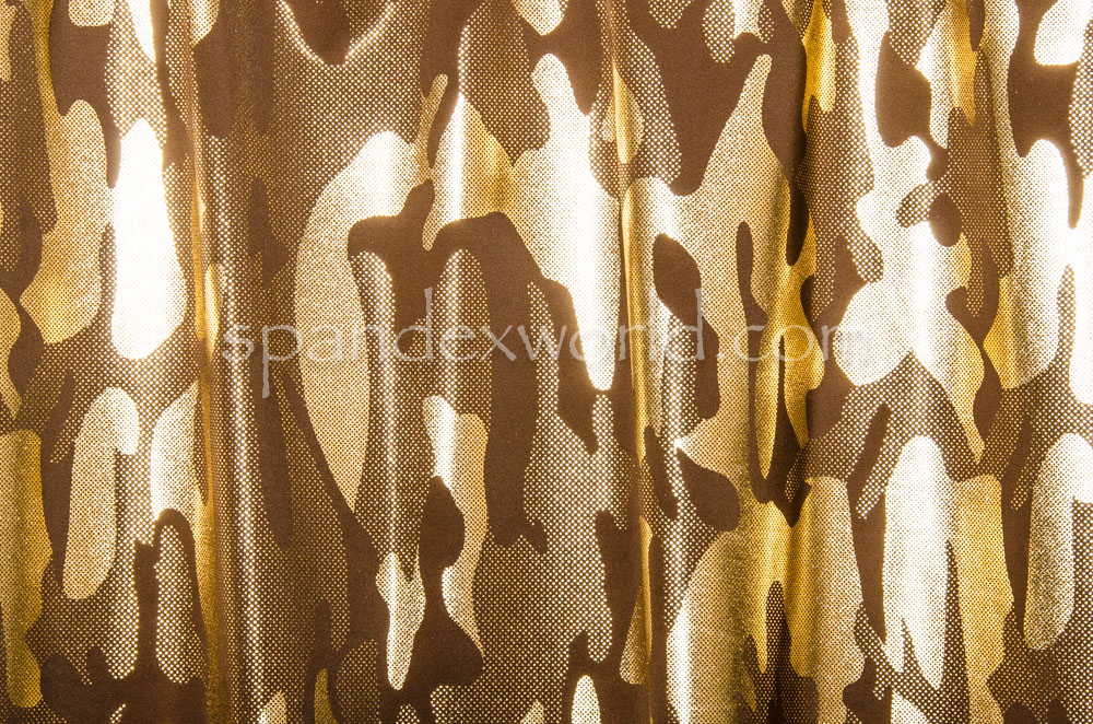 Camouflage  Hologram (Dark Brown/Gold)
