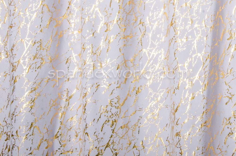 Pattern/Abstract Hologram (White/Gold)