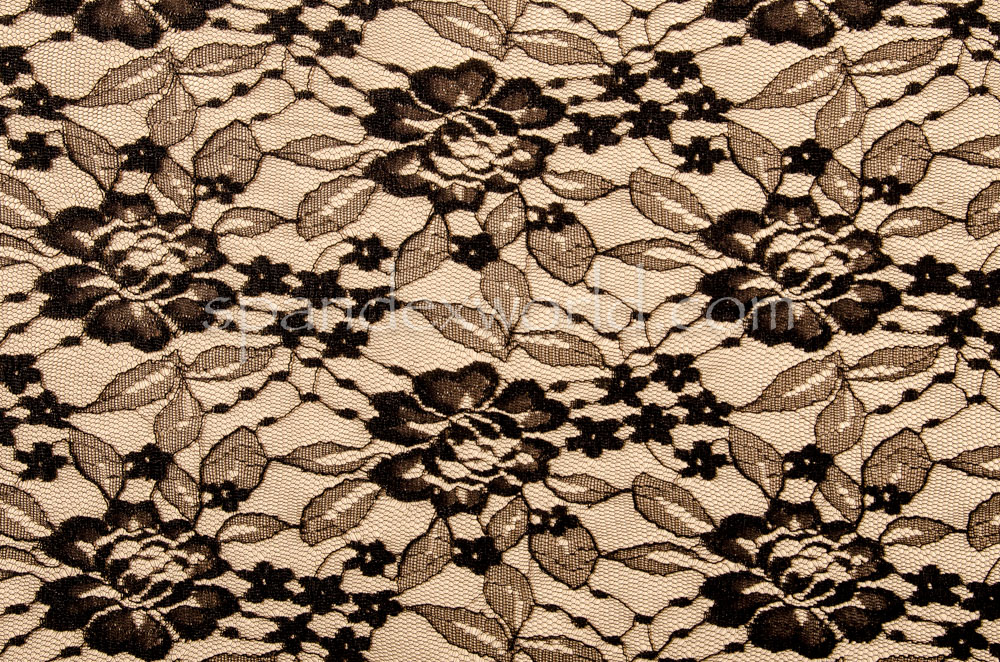  Stretch  Lace (Black)