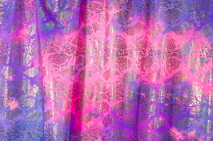 Snake Pattern  Hologram (Hot Pink/Purple)