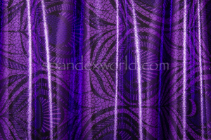 Holographic Peacock Prints  (Purple/Black)