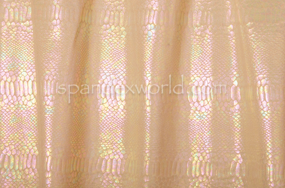   Snake Pattern  Hologram (Nude/Pearl)