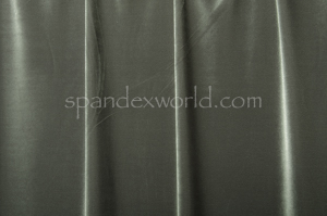 4 Way Stretch Solid Velvet (Gray Silver)