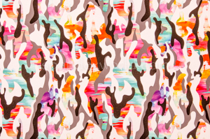Printed Camouflage  (Gray/Pink/Multi)