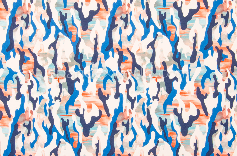 Printed Camouflage  (Blue/Navy/Multi)