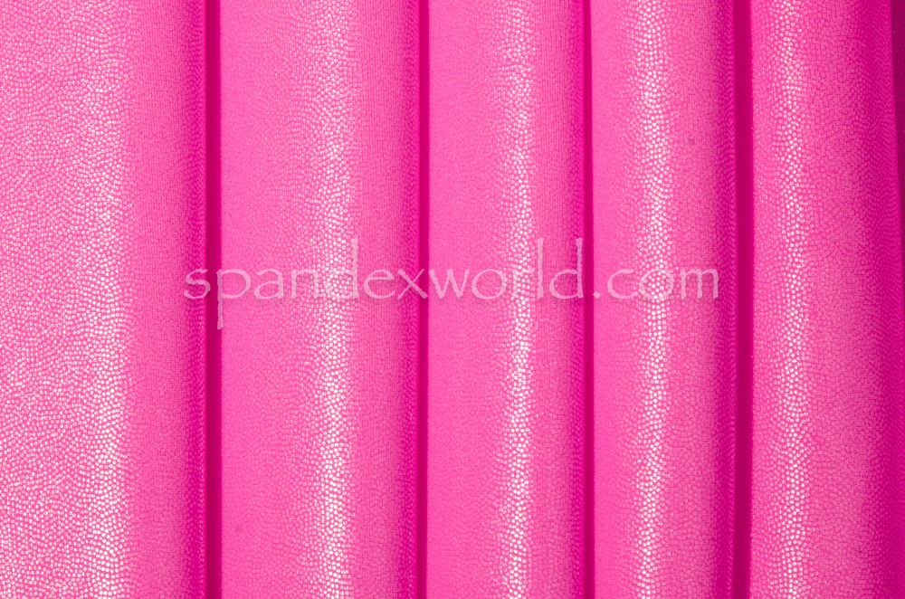 Matte Lycra, Neon Pink Fuchsia Spandex, Stretch Fabric, 4-Way