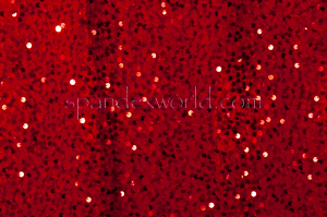 Stretch Sequins Velvet (Red/ Red)