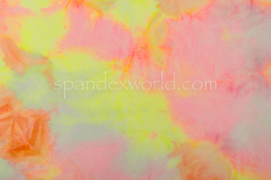Tie dye spandex (Orange/Pink/Multi)