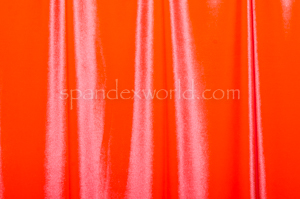 2 Way Stretch Solid Velvet (Neon Coral)