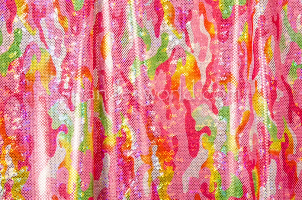 Camouflage Hologram (Pink/Yellow/Multi)