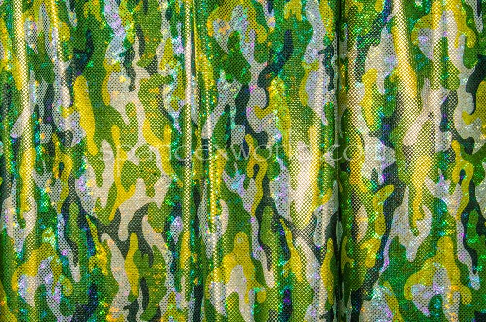 Camouflage Hologram (Green/Kelly/Multi)