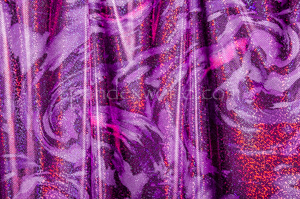 Pattern/Abstract  Hologram (Purple/Black/Multi)