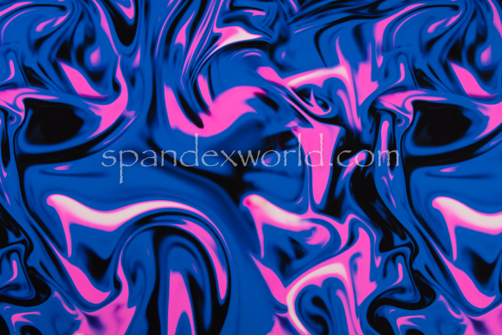 Abstract Prints Spandex (Purple/Multi)