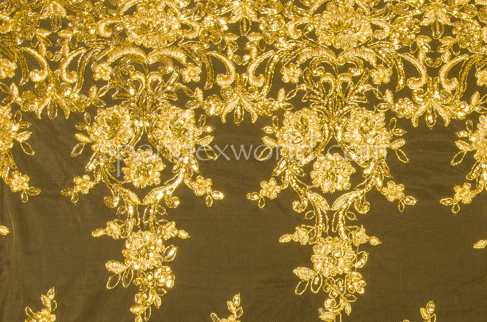 Non Stretch Sequins (Yellow/Gold/Yellow)