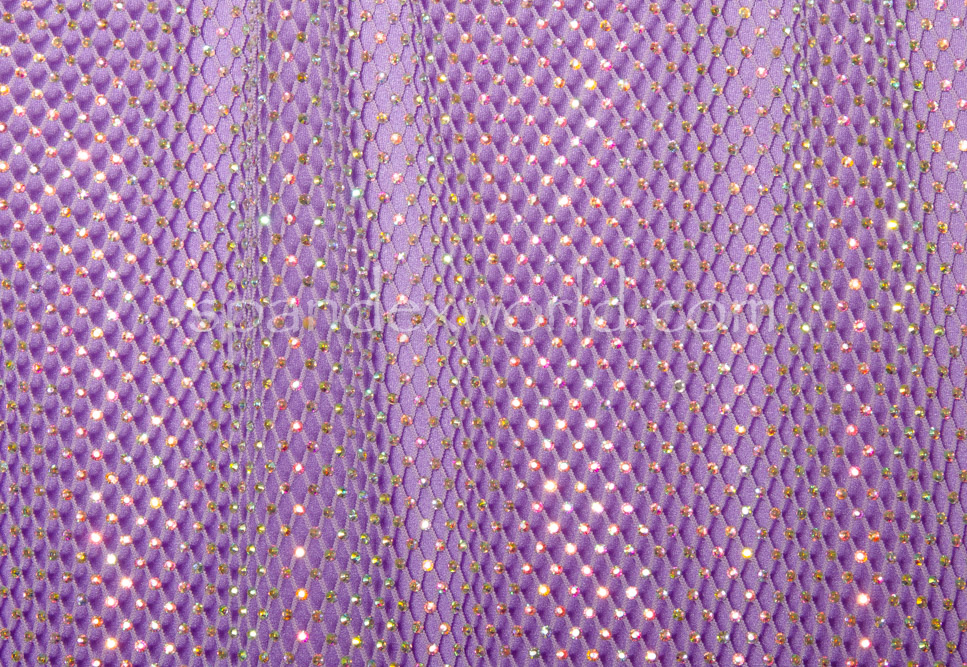 Diamond Stone Fishnet (Lilac/Silver holo)