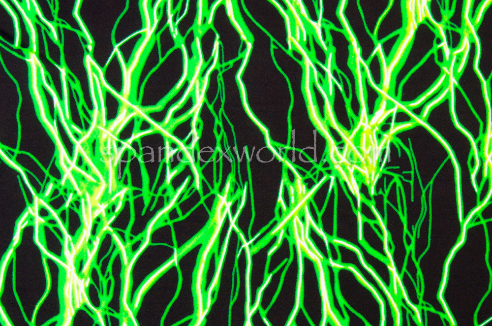 Thunder & Lighting Prints (Black/Neon Green/White)