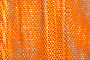 Diamond Stone Fishnet (Neon Orange/Silver holo)