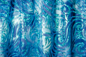 Pattern/Abstract Hologram (Navy/Turquoise/Multi)
