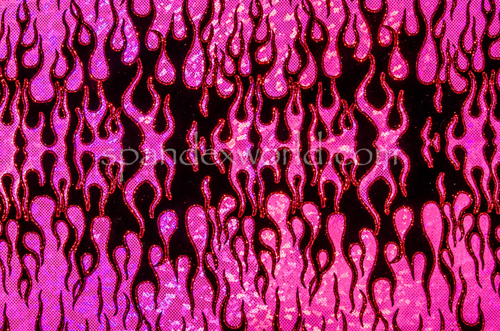 Pattern/Abstract Hologram (Hot Pink/Fuchsia Holo/Black)