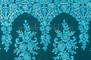 Non Stretch Sequins (Turquoise/Turquoise)