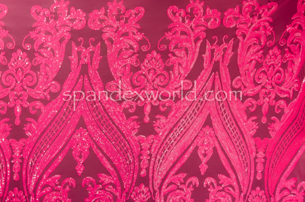 Stretch Sequins (Hot Pink)